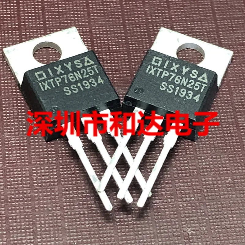 10 buah IXTP76N25T 250V 76A