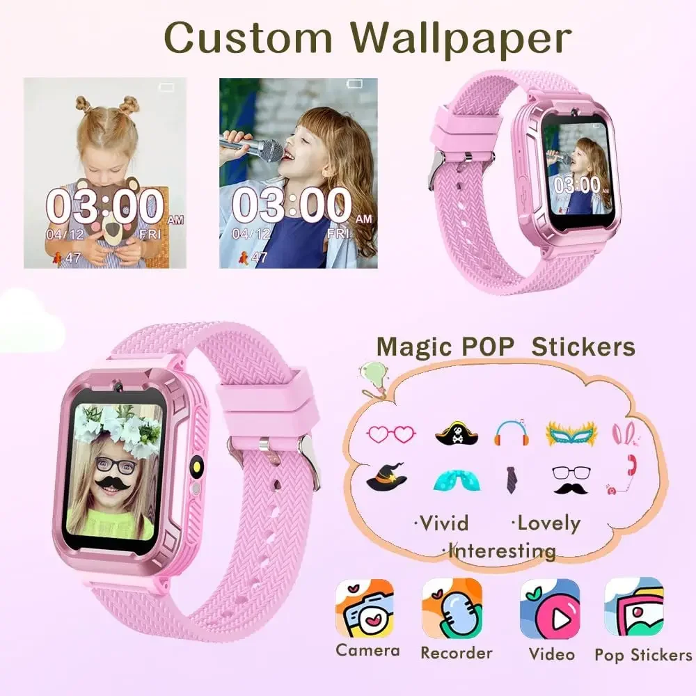 Children Smart Watch Kids 35 Games Video Recorder Music Calculator Calendar Flashlight Pedometer Smartwatch Camera Gifts Toy