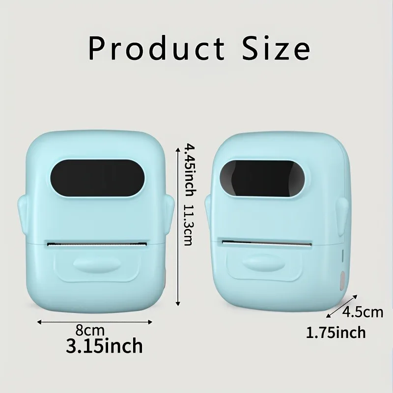 Marklife Thermal Label Printer P50 Wireless Adhesive Labeling Machine Android & ios Compatible for Home/Diy Gift/Kitchen/Office