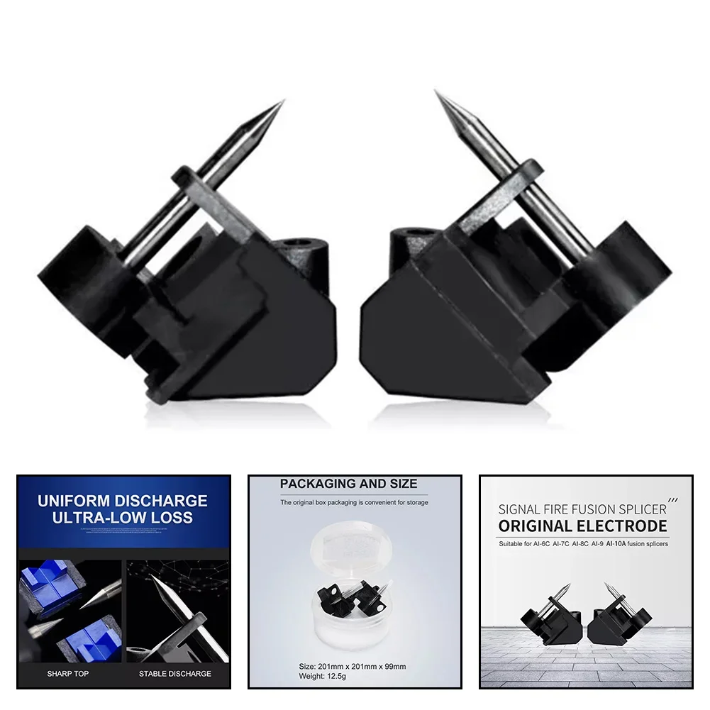 

2 шт. электроды для AI-6A/6C/7C/8C/9/10 оптоволоконный сварочный аппарат, очистители, сигнальный электрод, детали электрооборудования