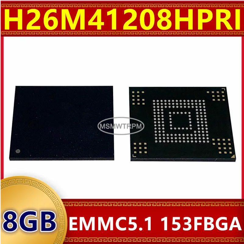 Geheugenchip IC H26M41208HPRN H26M41208HPRI H26M41208HPRA 8GB EMMC5.1 153FBGA Geïntegreerde Schakelingen Nieuwe Originele Op Voorraad