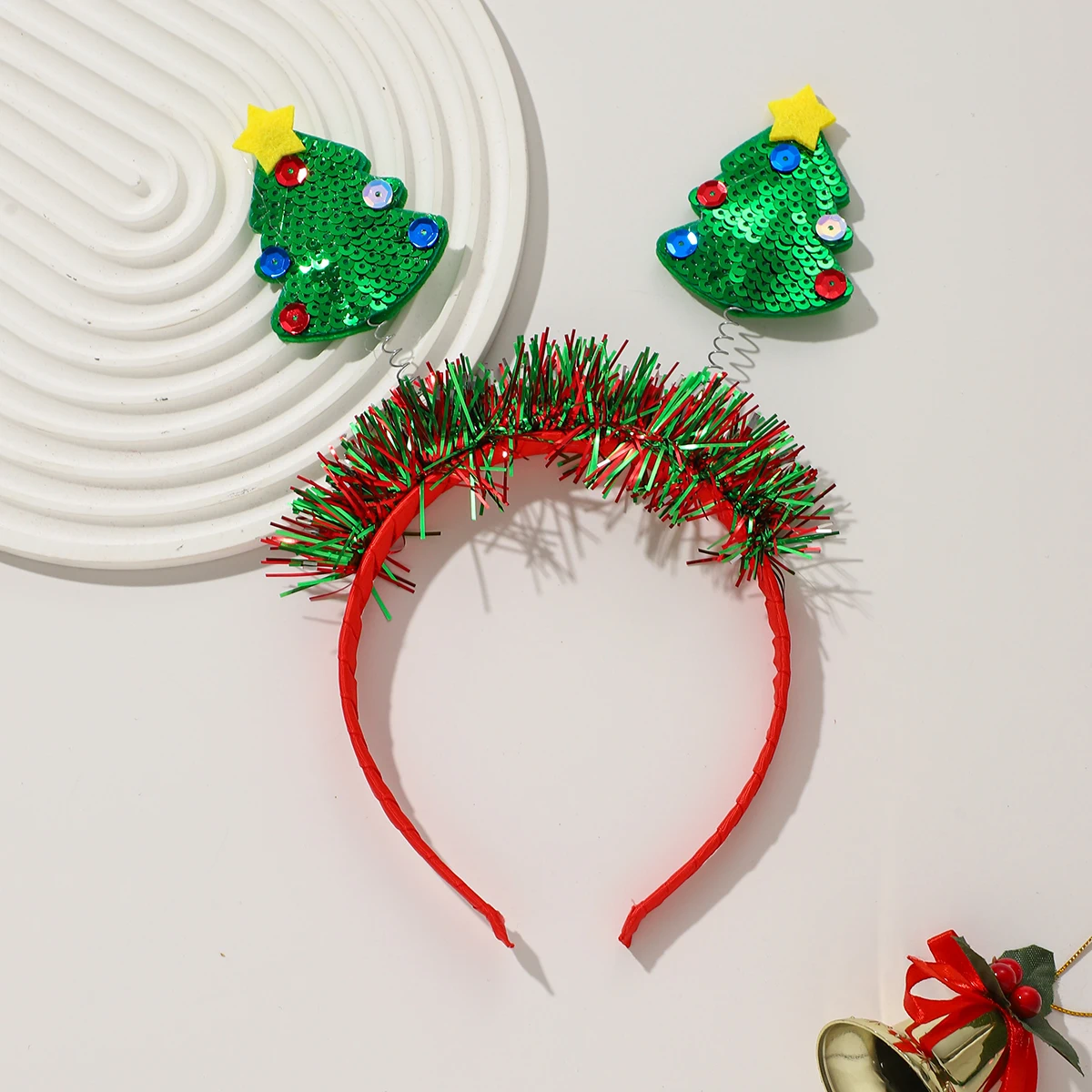 1/3 PCS Weihnachten Stirnband Santa Claus Elf Weihnachtsbaum Stern Kopfbedeckung Dekorationen für Mädchen Frauen Frohe Weihnachten Neujahr Geschenke – Detail 3