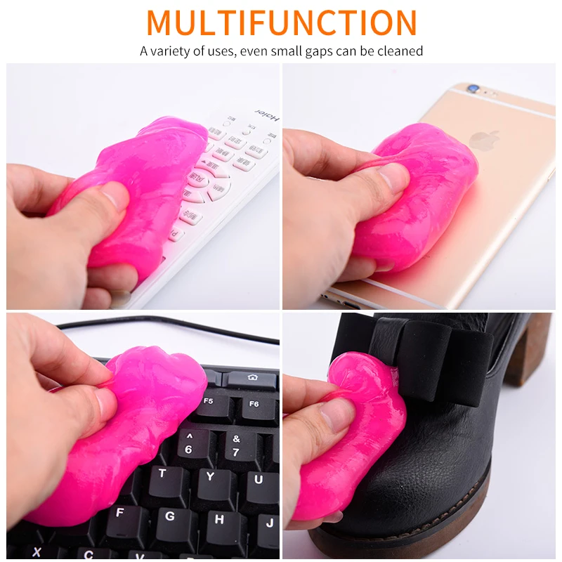 Magic Dust Cleaning Gel Clean Clay Mud Universal for Keyboard Laptop Cleaner Car Wash Interior Cleaning Gel Slime Remover Glue