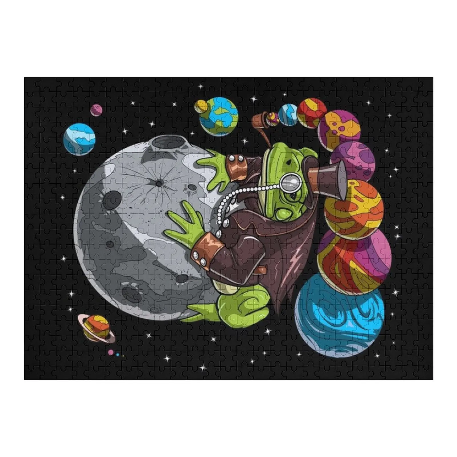 

Космическая буфо, алвариус, жаба, головоломка, игрушки для детей, деревянная персонализированная детская игрушка-головоломка на заказ