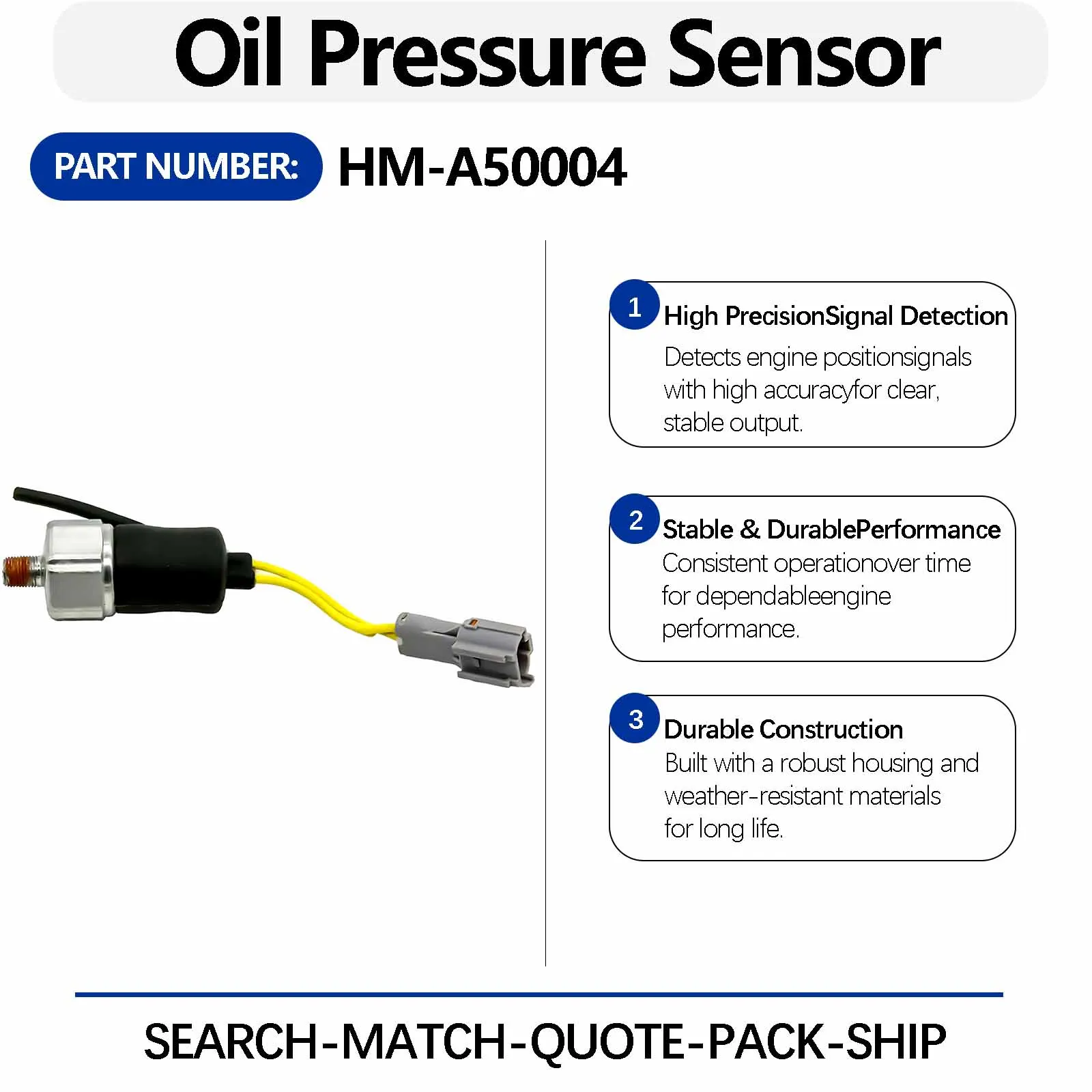 KZ000006 Oil Pressure Sensor For Isuzu 6BG1 Engine