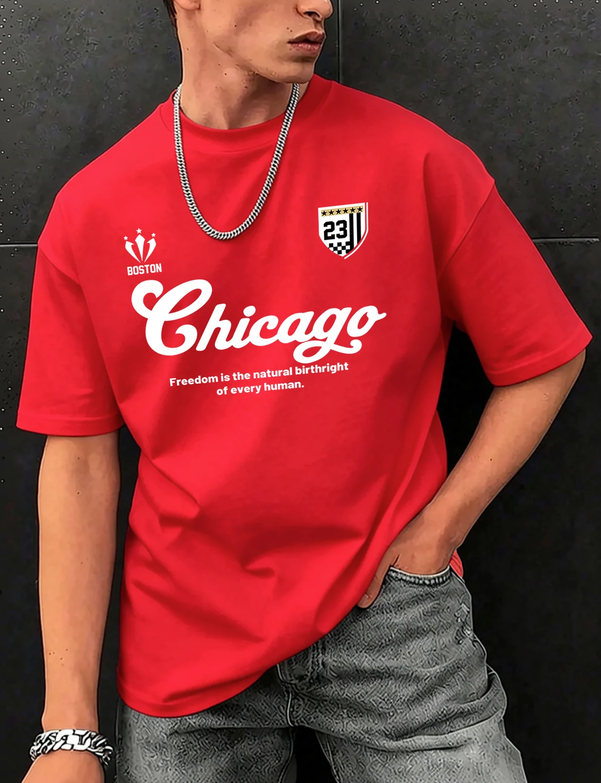 Boston Chicago Nummer 23 Print - Street Fashion Chicago recensie en prijs