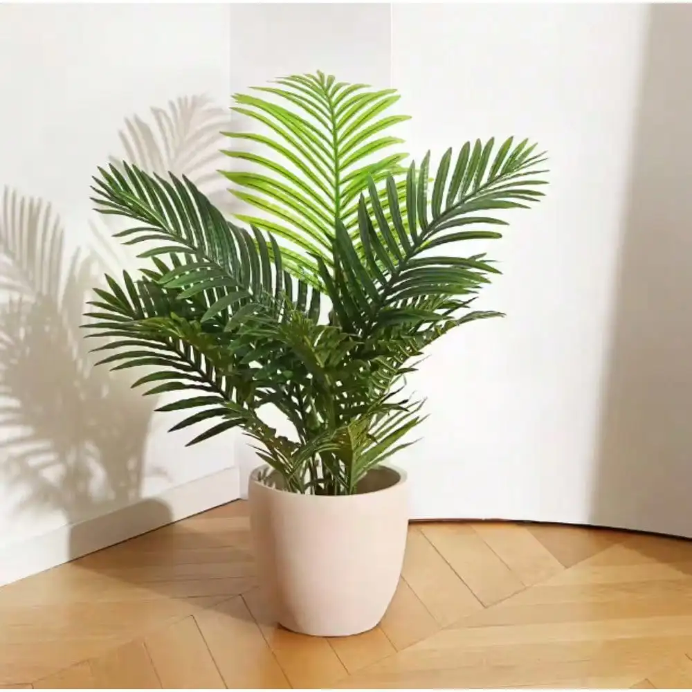 

Artificial Plants, 3 ft. Majestic Artificial Palm Plant, Tropical Faux Diesis Latescent Tree for Home Office Indoor Decor.
