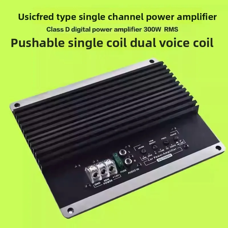 SOTAMIA Single Channel Class D Digital Power Amplifier Board 12V High Power Active Subwoofer Power Amplifier Speaker Bluetooth