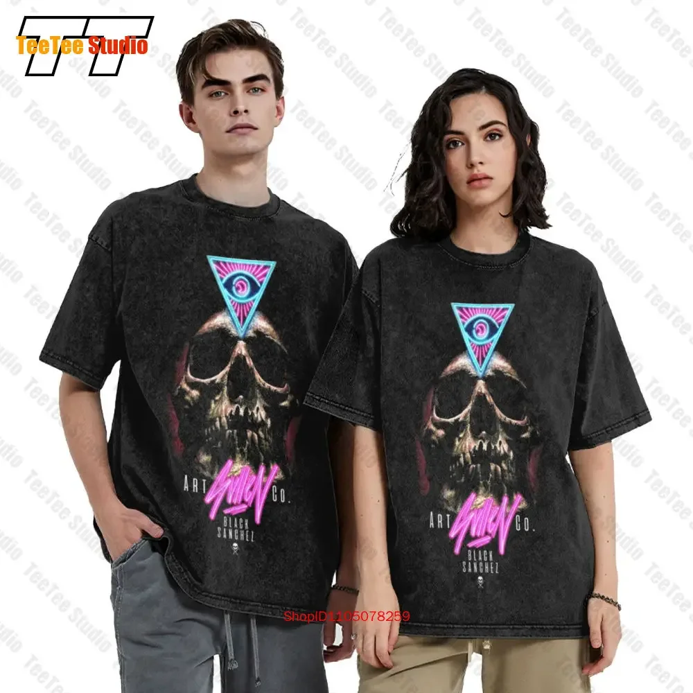 Sullen Mens Sanchez Tattoo Vintage Oversized T-Shirt OEYS