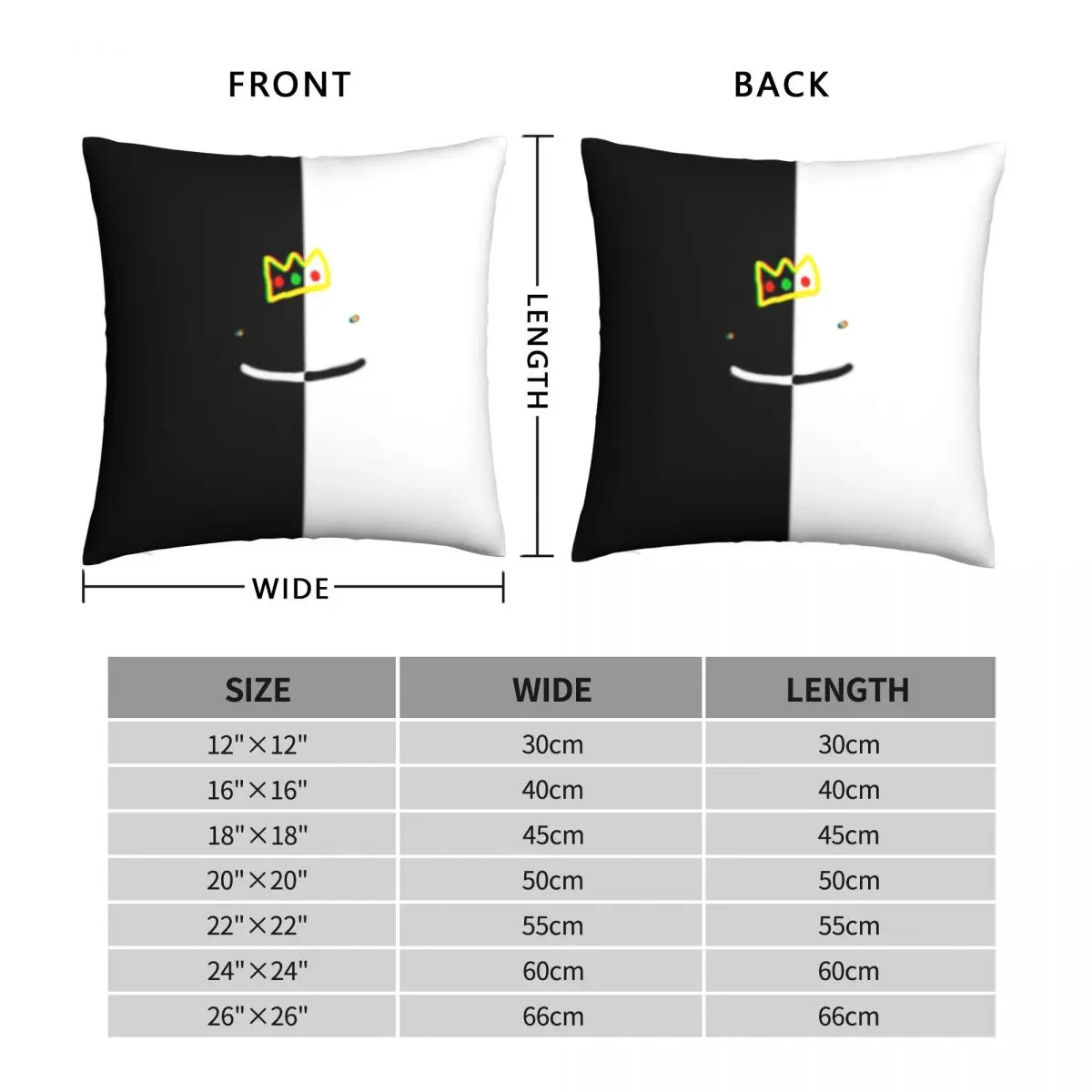 Ranboo 100k Special Square Pillowcase Polyester Linen Velvet Creative Zip Decor Home Cushion Cover 45x45