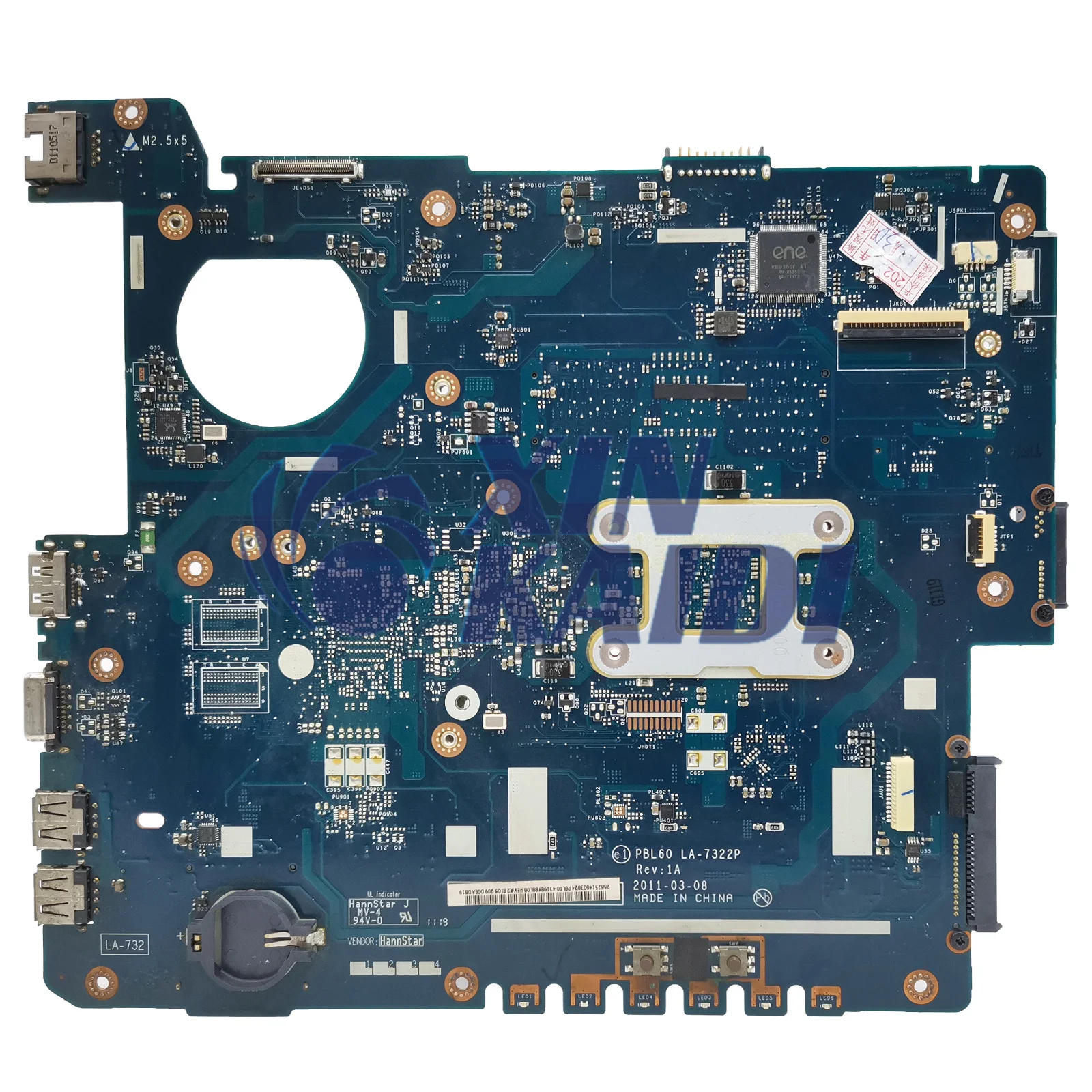 Computer Moederbord Voor ASUS PBL60 LA-7322P K53U X53U X53BY K53BY X53BR Laptop Moederbord C60 E1-1800 E450 CPU 100% Goed Werken