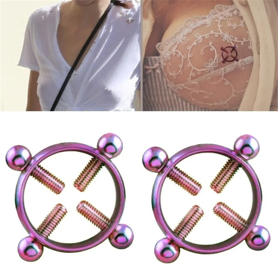 Bouclier de pince à seins en acier inoxydable pour femmes, jouets sexuels, anneau de piercing corporel, accessoires