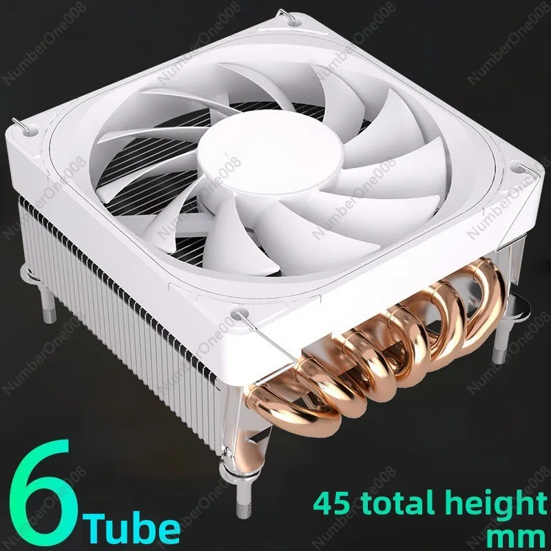92mm Quiet PWM CPU Cooler ZR600-45, 6 Heat Pipe Down Draft Cooler for  LGA1700/115X AMD AM4/AM5, ITX Case Compatible