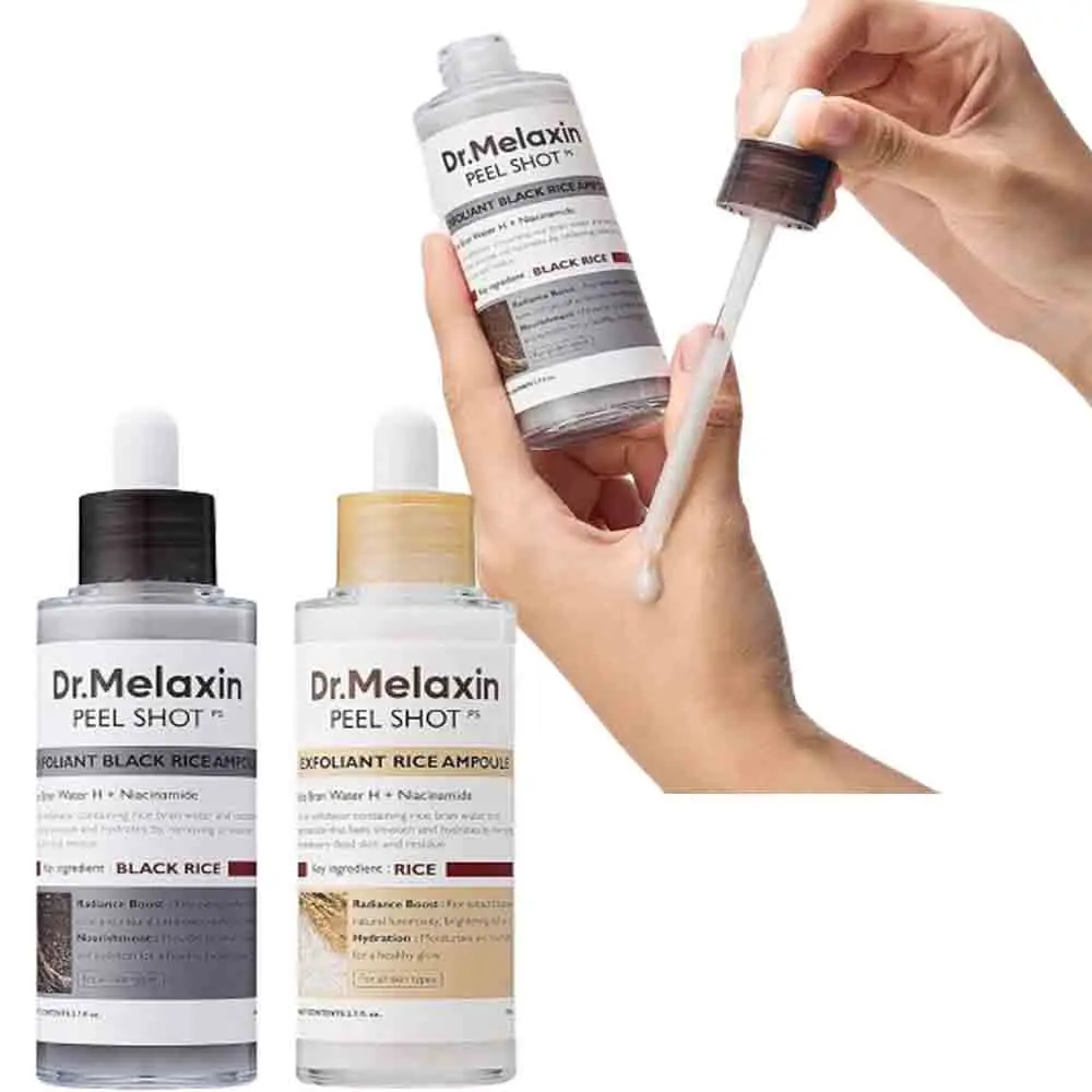 80 مللي قشر النار توهج الأرز الأبيض تقشير أمبولة مصل التقشير للبشرة أكثر إشراقا كورنيش أساسيات التجميل التوازن تهدئة الجلد