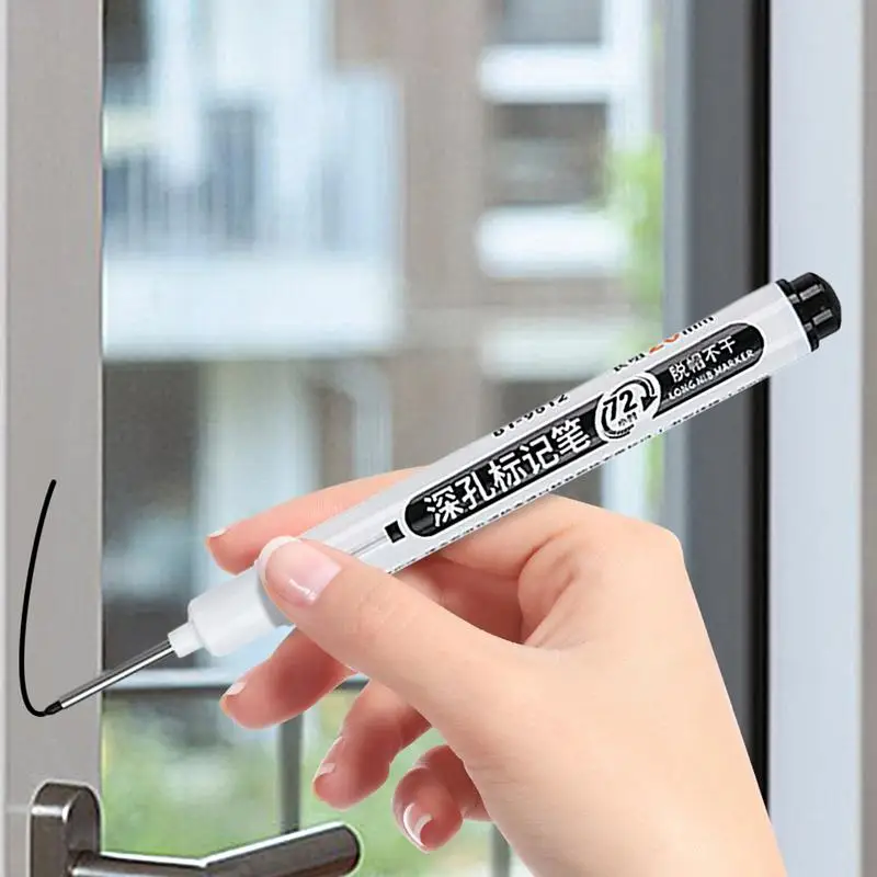 قلم تحديد النجارة الطويل، قلم تحديد متعدد الوظائف، أقلام تحديد بفتحة عميقة، قلم تحديد طويل لأعمال النجارة في الحمام