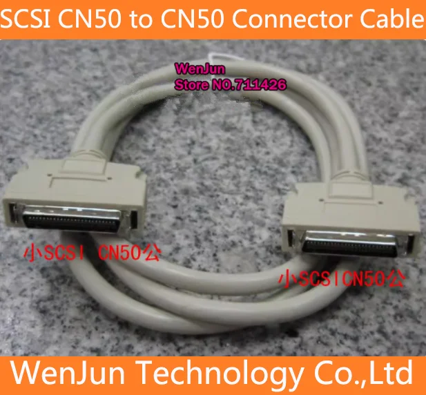 

SCSI CN50 Data Cable CN50 male to CN50 male Connector Cable cord 1.5meter