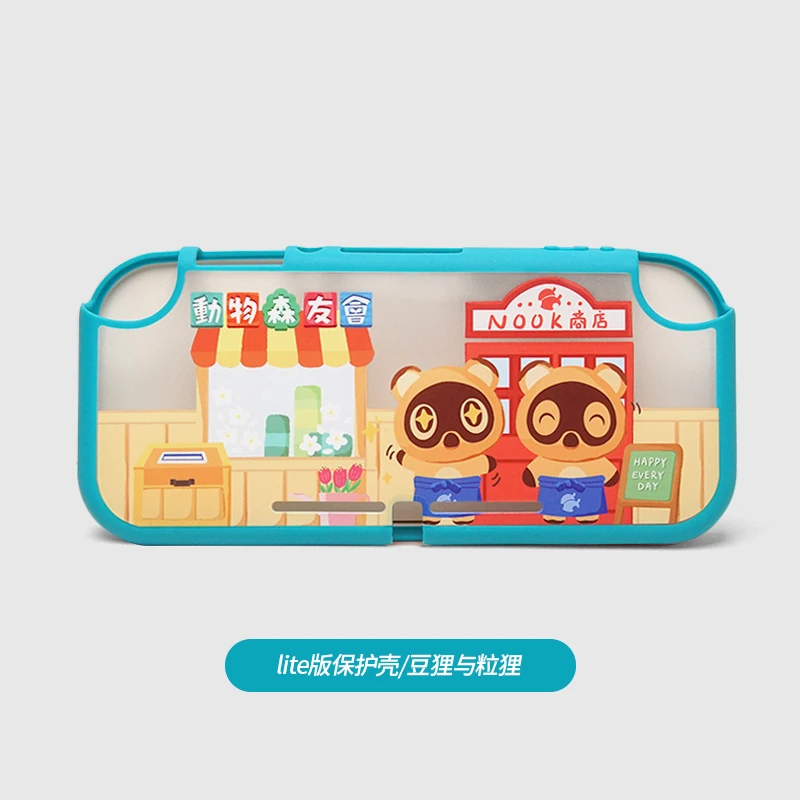 الأصلي Switchlite واقية قذيفة سمور الحيوان الغابات لايت واقية لينة قذيفة شفافة لونين لطيف لعبة أنيمي Perip