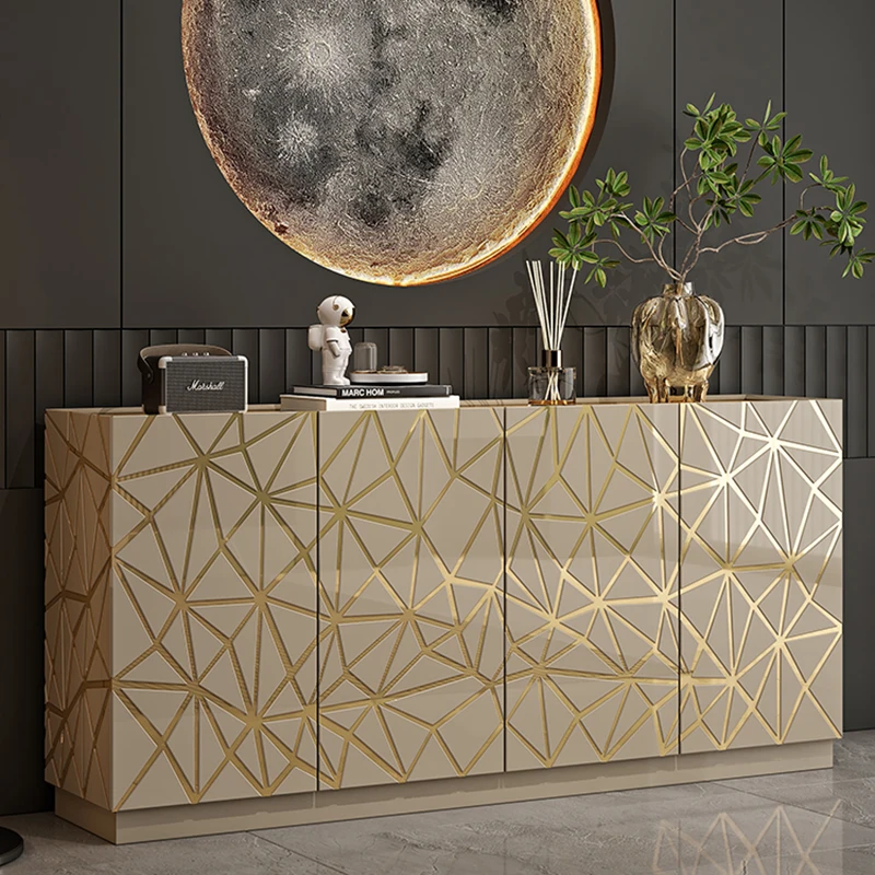 Italian Style Modern Art Sideboards Designer Luxury Multifunzionale Restaurant Sideboards Living Room Home Furniture Buffet HBSB