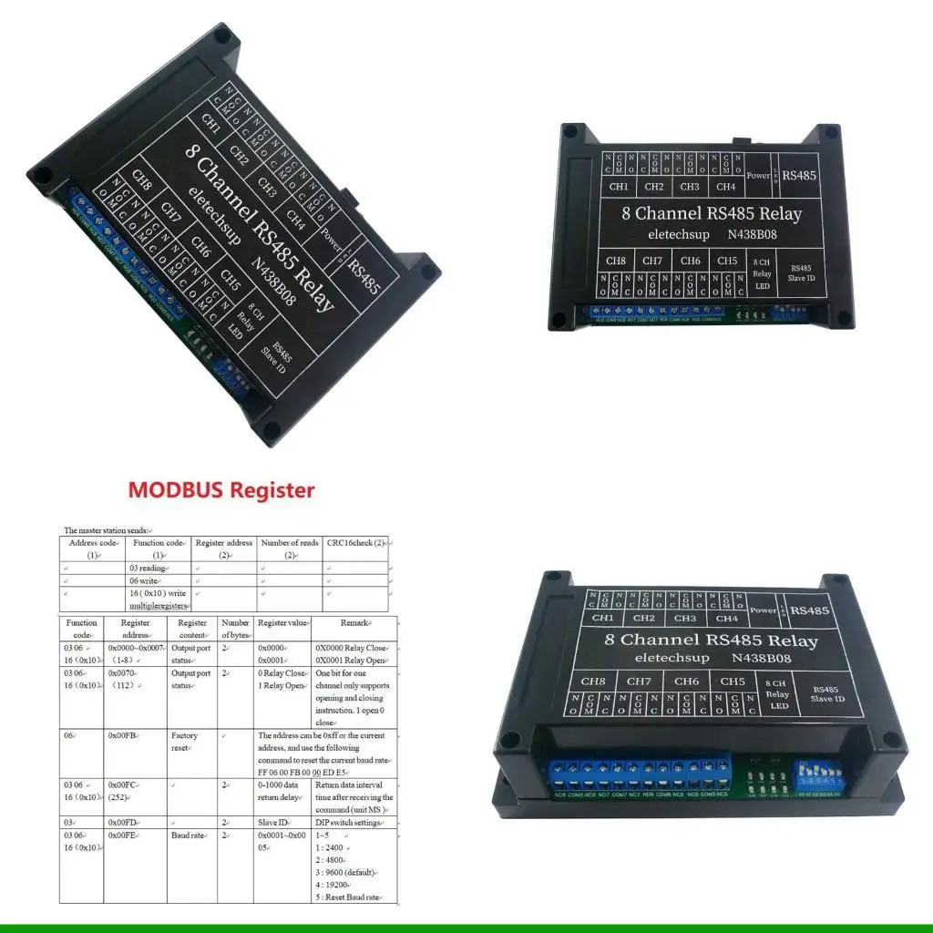 U55C 12VDC 8CH PC UART Serial Port Switch for PLC Camera Industrial Control System