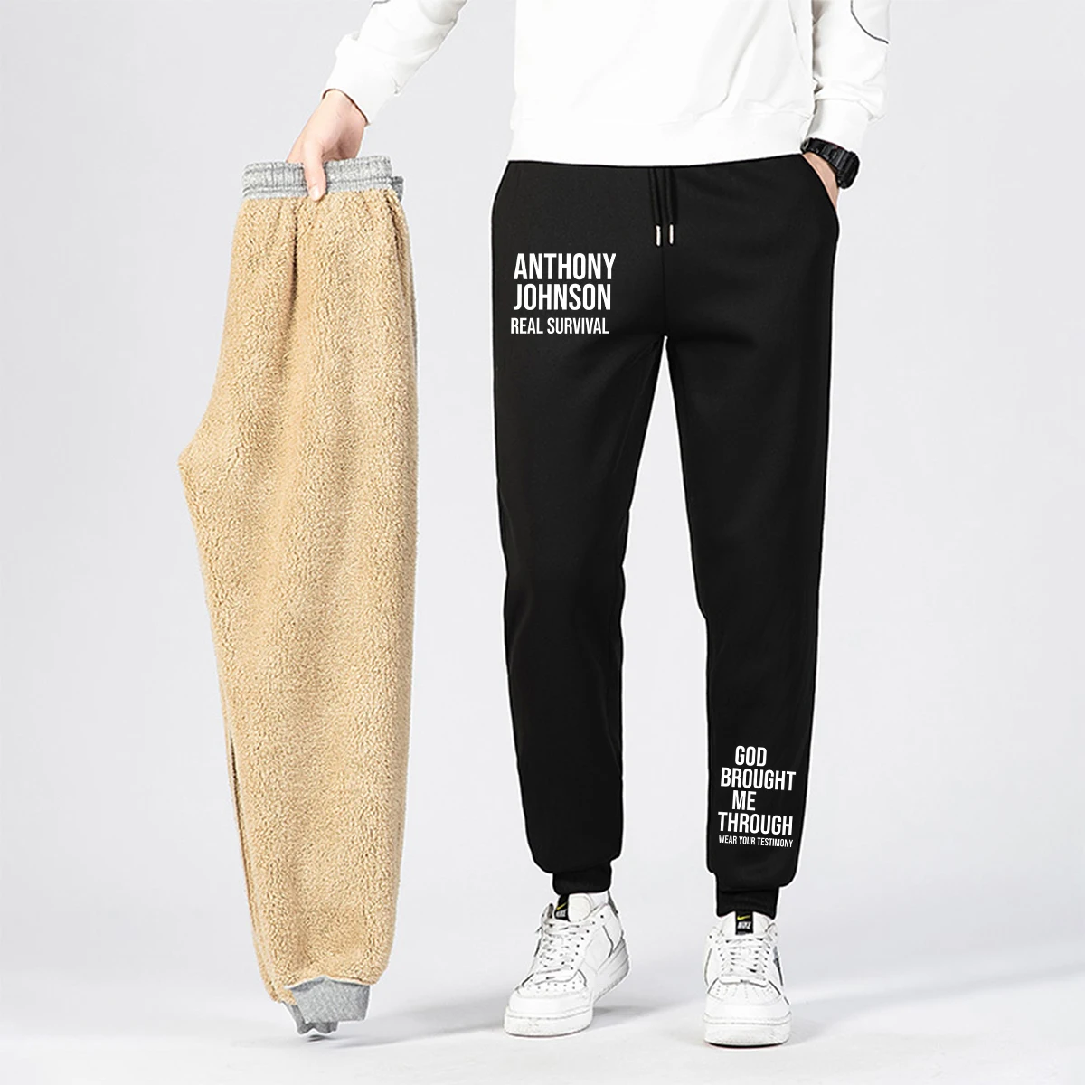 

Men's Winter Fleece-Lined Pants