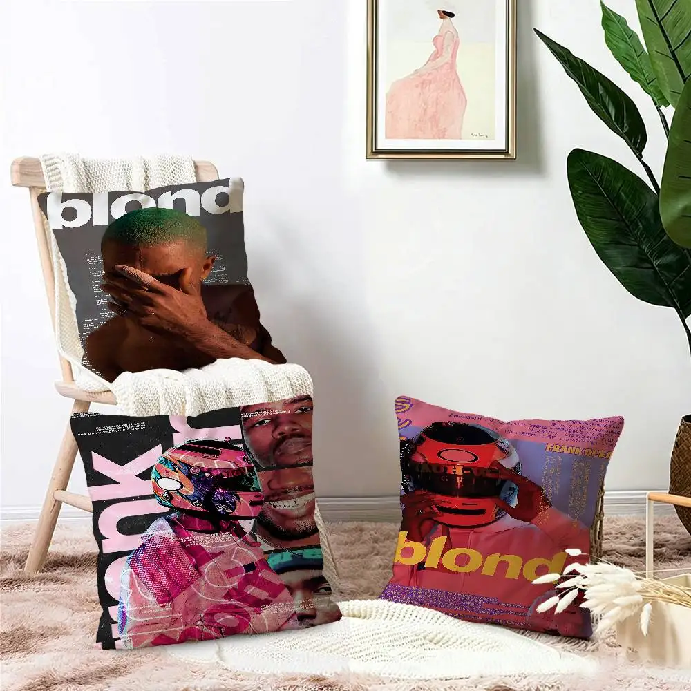 A-Frank Ocean Blond Pillow Cushion Cover Pillowcase Living Room Sofa Home Decor Customized