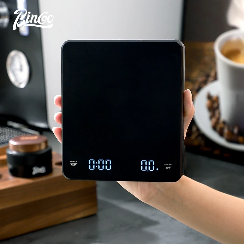 Bincoo Coffee Digital Scale Smart Hand Brewing Scale Italian Timing Special Coffee Bean Weighing Home Coffee Appliance