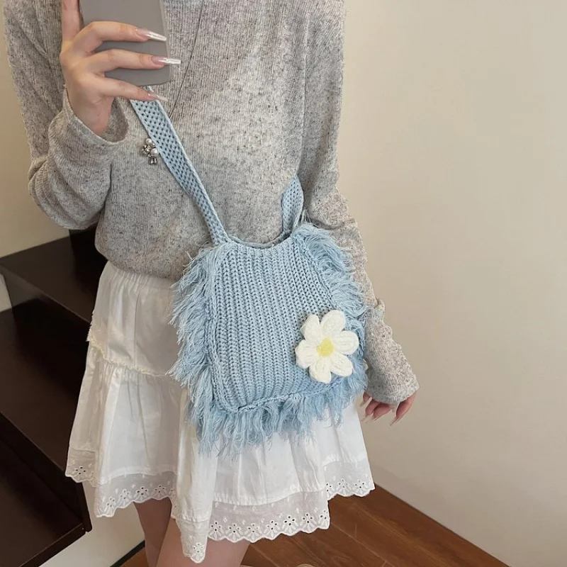 

Легкая хлопковая сумка через плечо, женская расширяемая вместительная сумка с цветочным принтом, регулируемый ремень, прочная популярная повседневная сумка ​