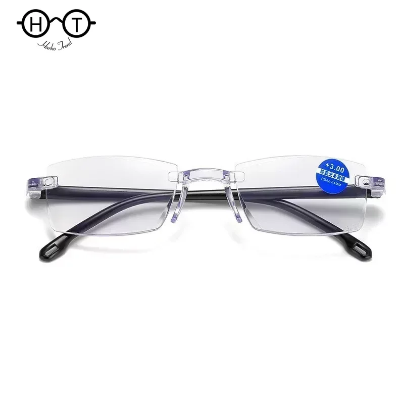 2024 New Ultra Clear Lenses Anti-blue Reading Glasses for Men and Women HD Telephoto Glasses Fashion Smart Zoom Reading Glasses