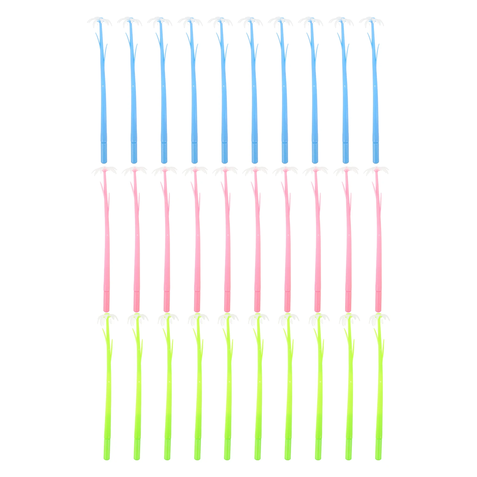 

30 шт., гелевые ручки с милыми цветами, креативные ручки для письма с изменением цвета для студентов, гладкие свободные заметки для ведения журнала, школьный офис