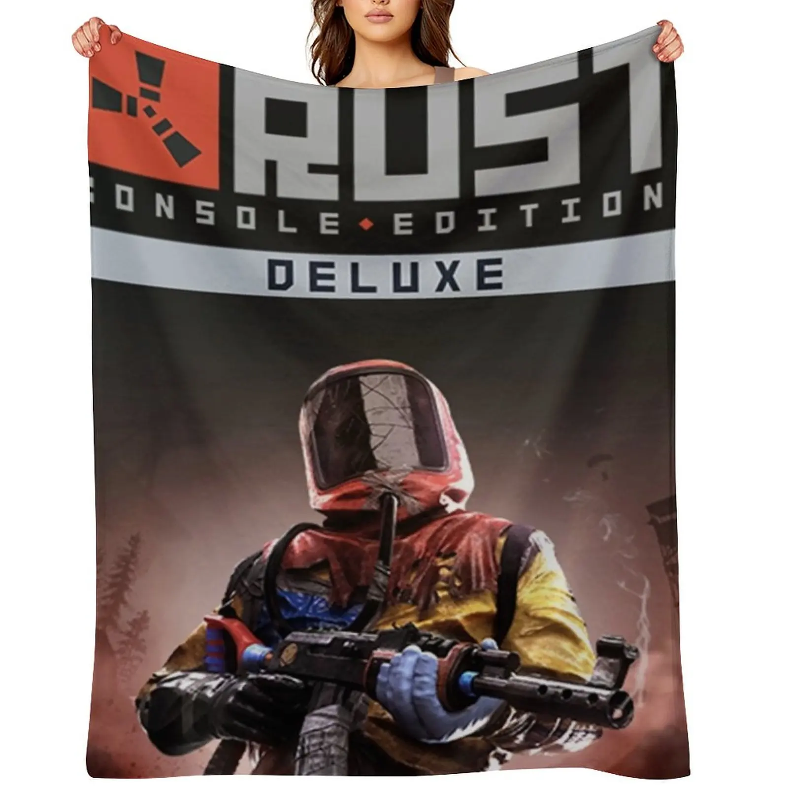 

Console Game Rust Throw Blanket Thins Travel Personalized Gift warm for winter Blankets