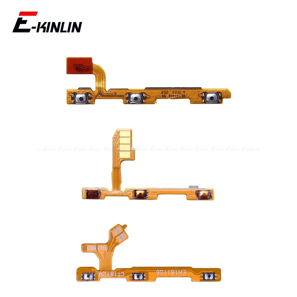 Switch Power ON OFF Key Mute Silent Volume Button Ribbon Flex Cable For HuaWei P Smart Pro S Z Plus 2018 2019 2020 2021 Parts