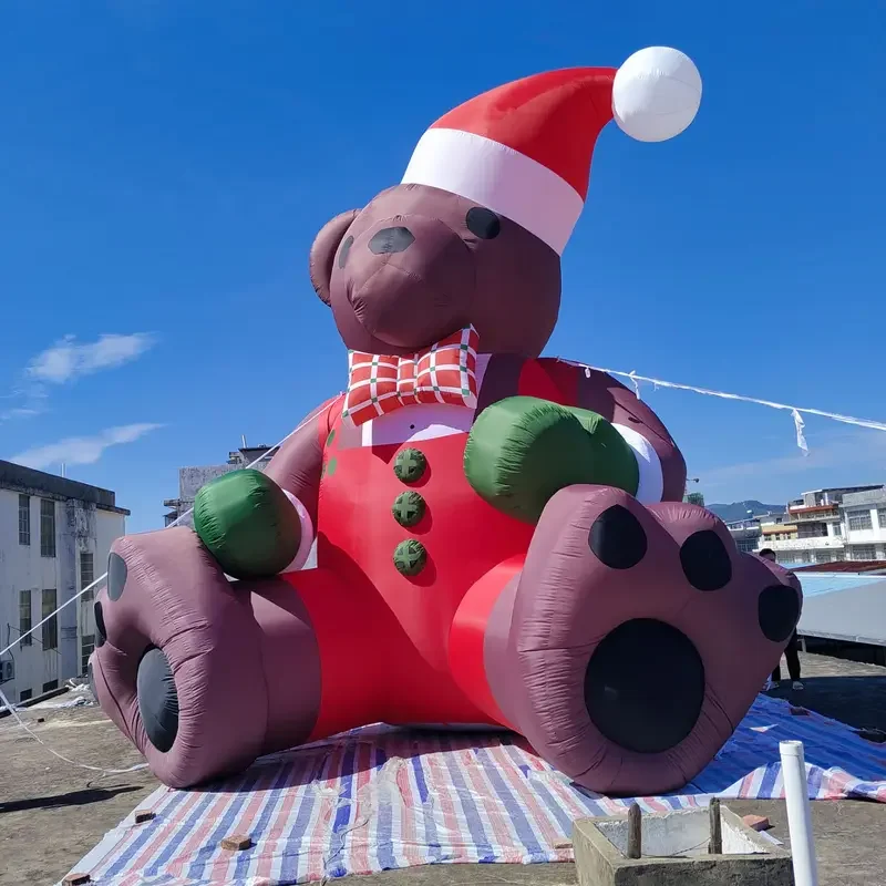 Inflatable Animals,6mh Christmas,  Christmas Bears, Winter Santa Gifts For Decoration