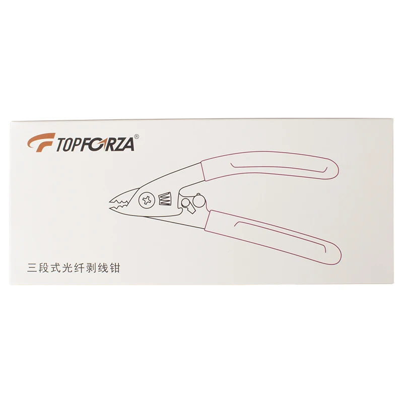 광섬유 스트리퍼 3 포트 텔레콤 케이블 스트리핑 플라이어 FTTH 섬유 코팅 필러 광섬유 스트리핑 전기 기사 핸드 툴