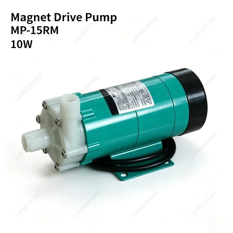 MP-15RM Micro Magnetic Drive Circulation Pump, Fluoroplastic Acid Alkali Corrosion Resistant Chemical Transfer Water Pump
