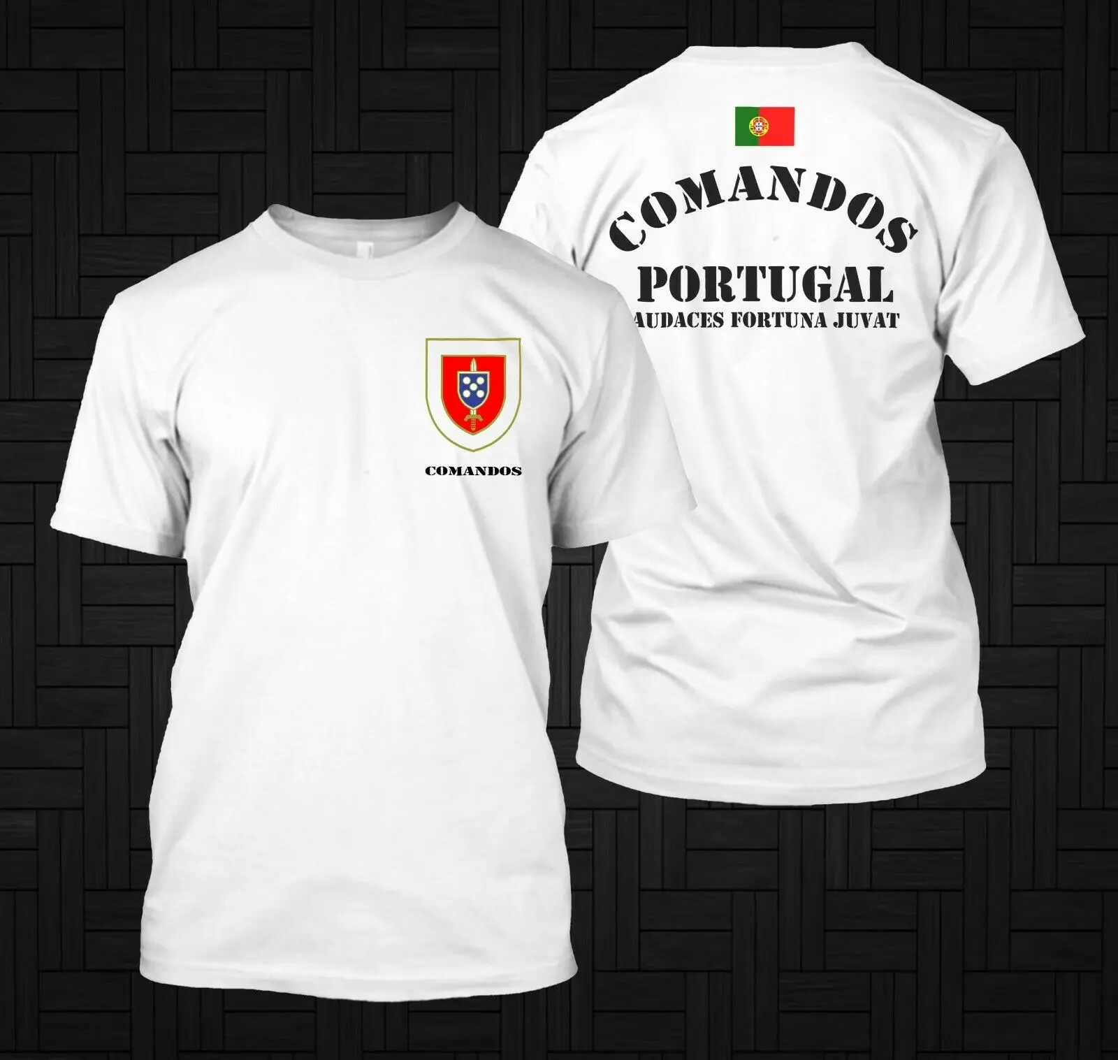 Portuguese Army Special Forces Commando Comandos Portugal Men Tshirt Short Casual Four Seasons Harajuku Men Clothing