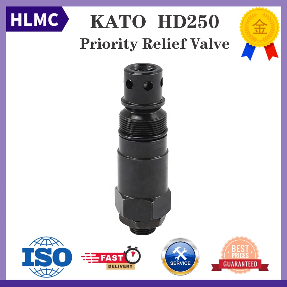 Excavator Hydraulic Parts HD250 Priority Relief Valve Kato Excavator