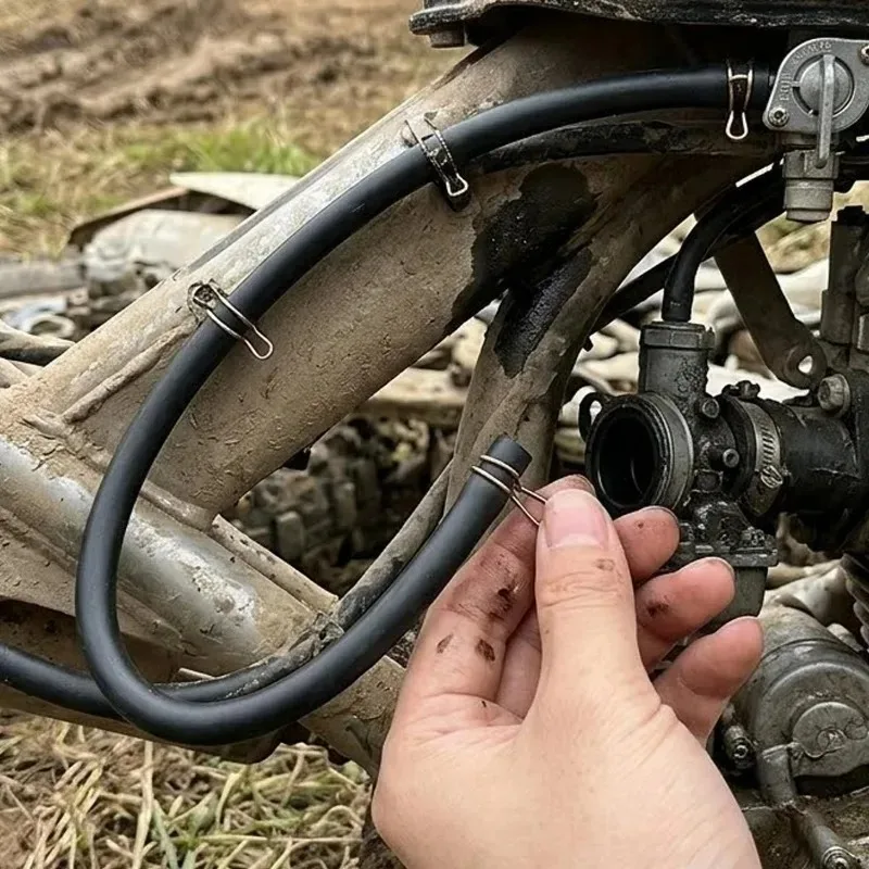 100cm Heat Resistant Rubber Fuel Line High Temperature Resistant Fuel Hose Fuel Pipes & Hoses for Motorcycle Off-road Vehicles