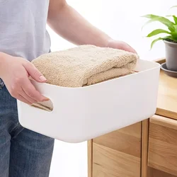 5pcs/home miscellaneous storage box desktop plastic box cosmetics organizer kitchen storage box snack storage basket