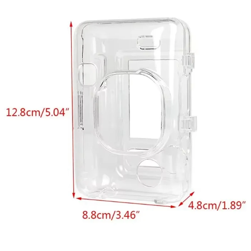 New Transparent Crystal PVC Protective Case Protector Instant Camera Storage Bag Cover For Fujifilm Instax Mini Liplay