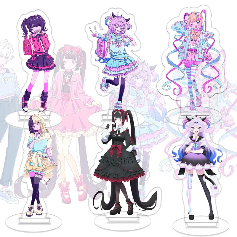 Needy Girl Overdose Stand Up Sign Ame-chan Popy Poppu Desktop Ornaments Gokubara Bara Shiina Decoration Model Toys Cartoon Gift
