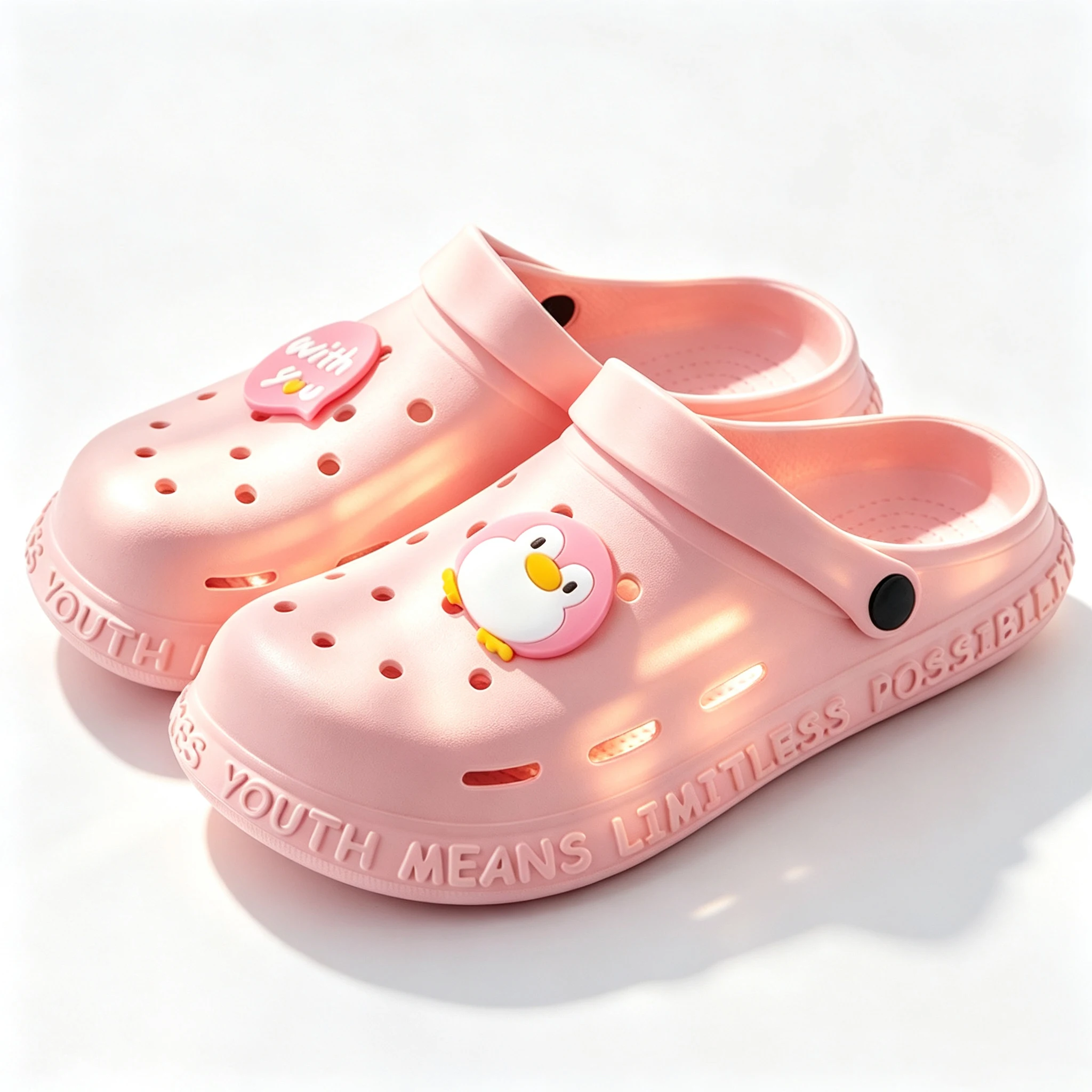 Cartoon Charms Clogs Eva Soft Summer House Slippers Women's Sandals Slipper Man Shoes Indoor Slipper