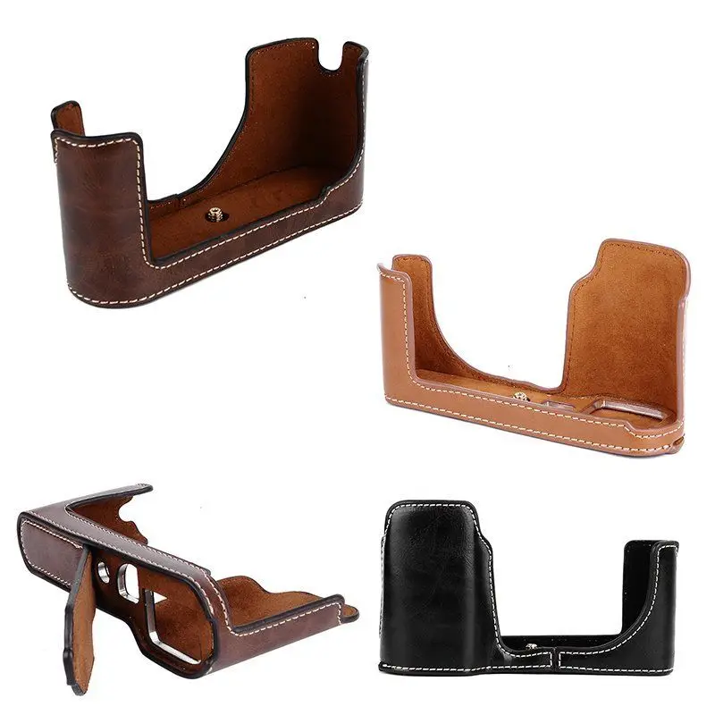 Bottom PU Half Leather Camera Protector Case Base Half Cover For Leica T / Leica M9