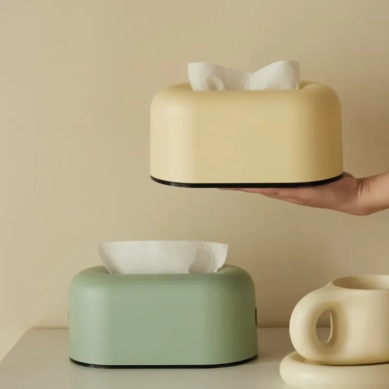 Cream New Creative Tissue Box for Home Living Room, Bedroom, Desktop, Coffee Table, Tissue Drawing Paper Storage Box