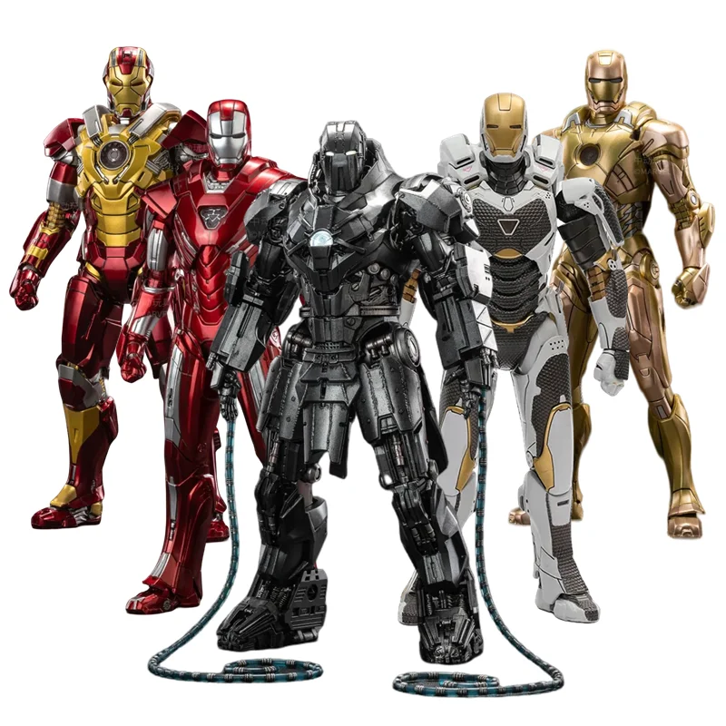 Figurki akcji ZD Toys Iron Man Blacklash Series 1/10 MK33 MK39 MK17 MK21 - Model Statuetki Filmowej dla Dorosłych Kolekcjonerów i na Prezent