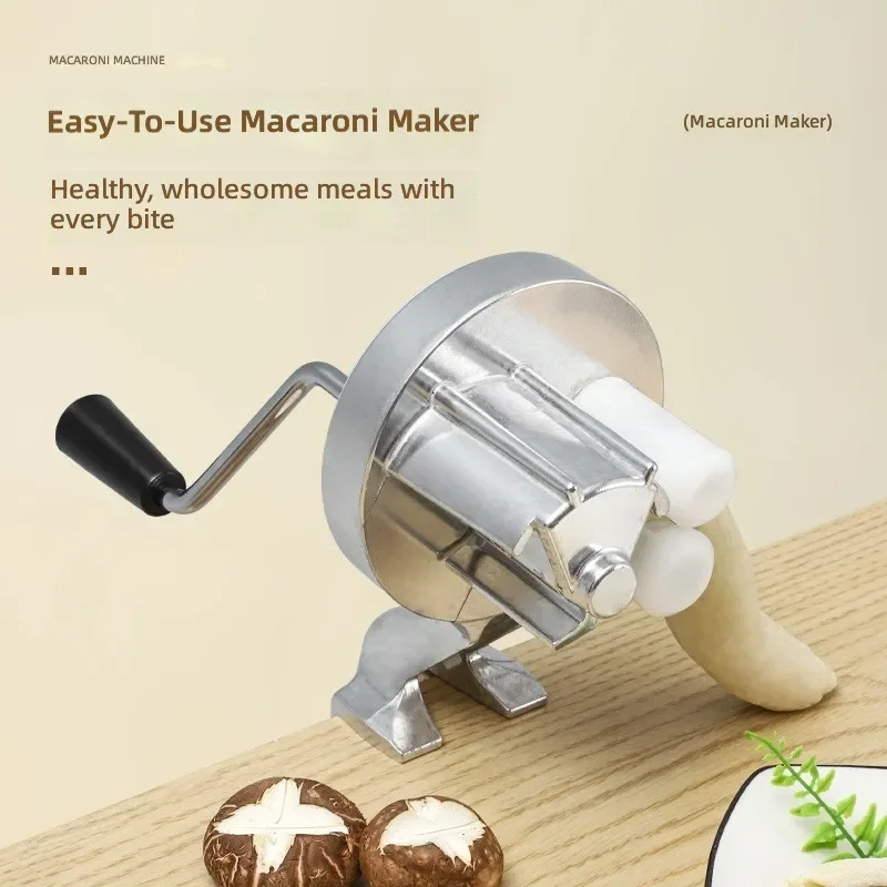 Manual Pasta Noodle Machine Northern Shaanxi Hemp Food Maker Hand Crank Macaroni Noodle Press