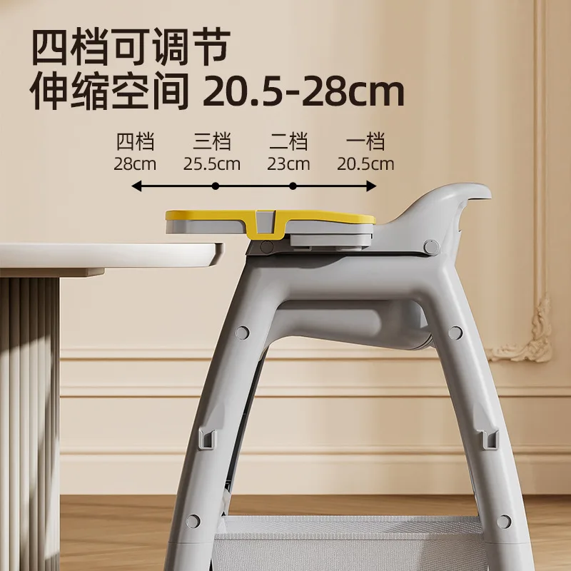 كراسي طعام طويلة سميكة للأطفال، كراسي طعام منزلية للأطفال، مطاعم الفنادق، طاولات طعام تجارية، كراسي