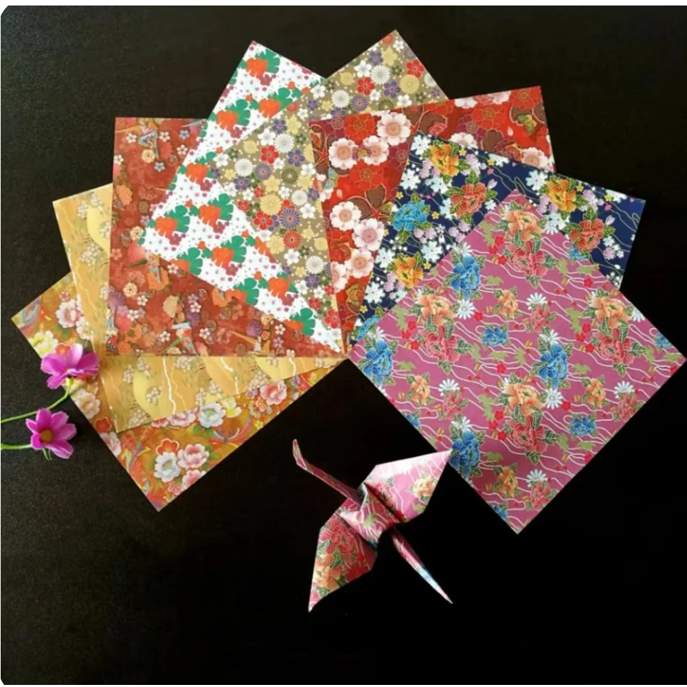 60pcs Patterned Paper Strips Lucky Star Origami Craft Paper Handmade Art Paper Folding