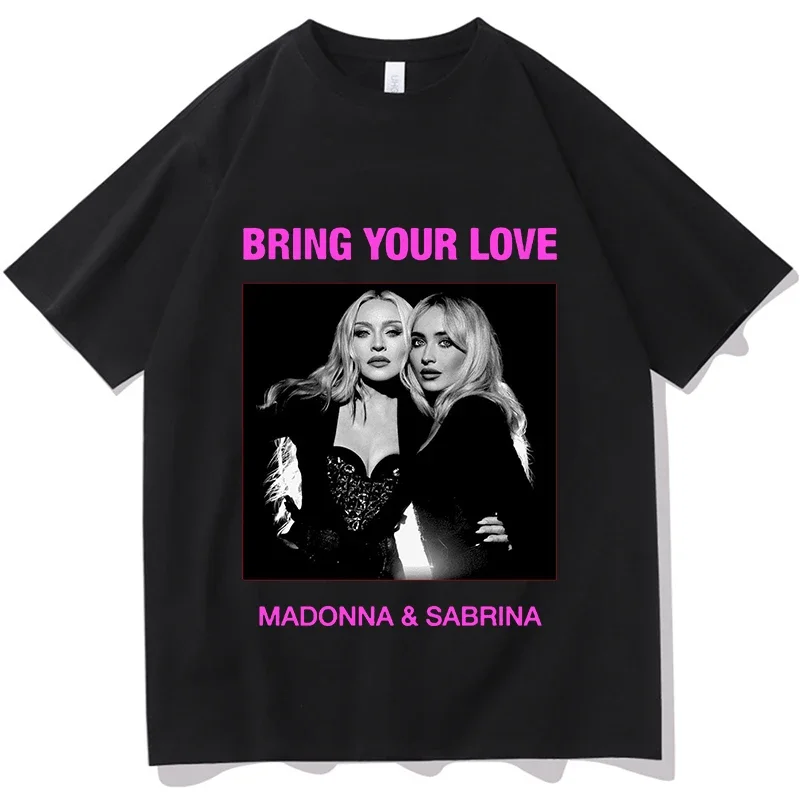 Unisex 'Bring Your Love' Streetwear T-Shirt Loose Casual Top for Women Fashionable Fit by Madonn Sabrina Carpenter