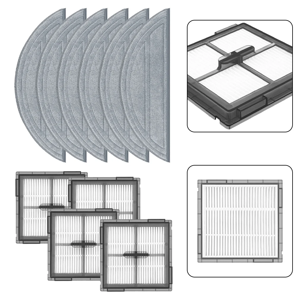Comprehensive Replacement Kit for Roborock For Q10 S5+ and For Q10 VF 10 Pieces Including Mop Cloths and Filters