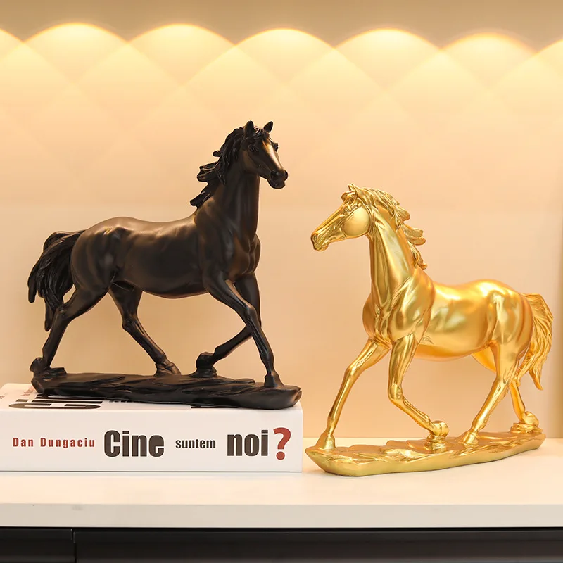 

Horse Sculpture, Resin Horse Statue, Office Home Decoration, Desktop Animal Decoration, Indoor Crafts